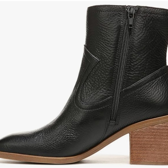 Zodiac Black Leather Lovie Boots Size 11 - Picture 3 of 10